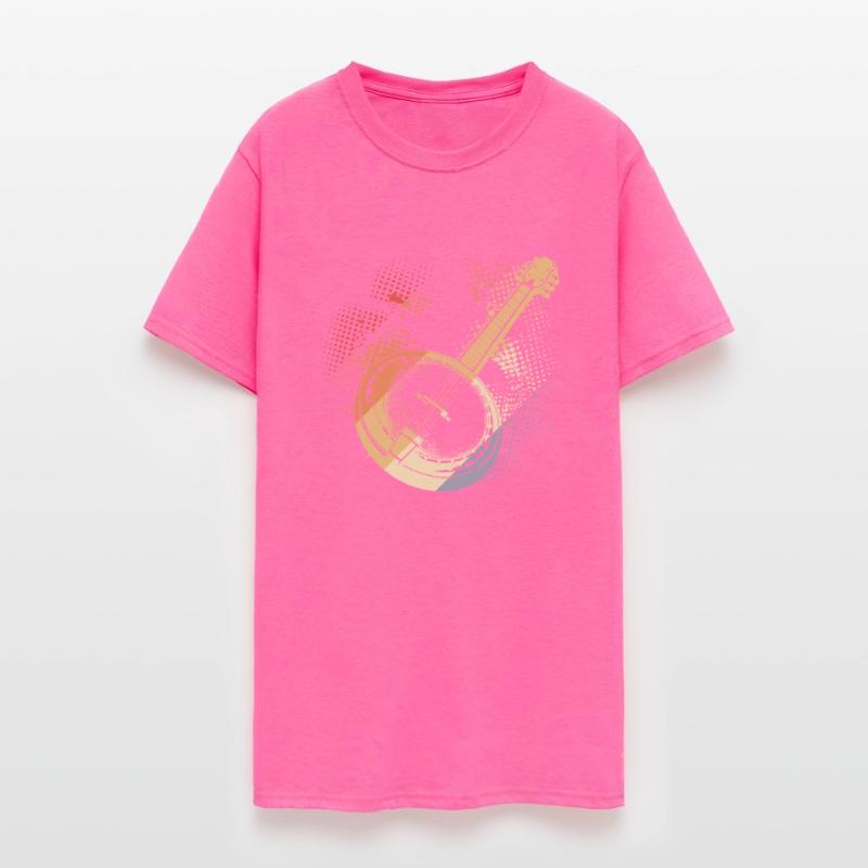 Banjo Drawing Retro Style