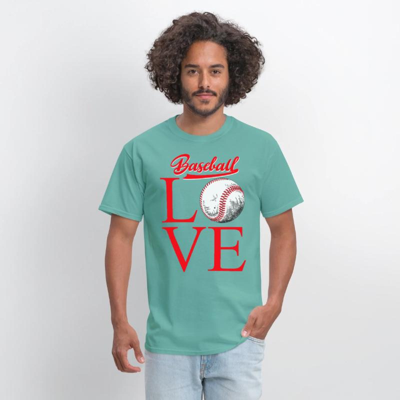 Baseball LOVE Shirt – Vintage Baseball Fan Gift