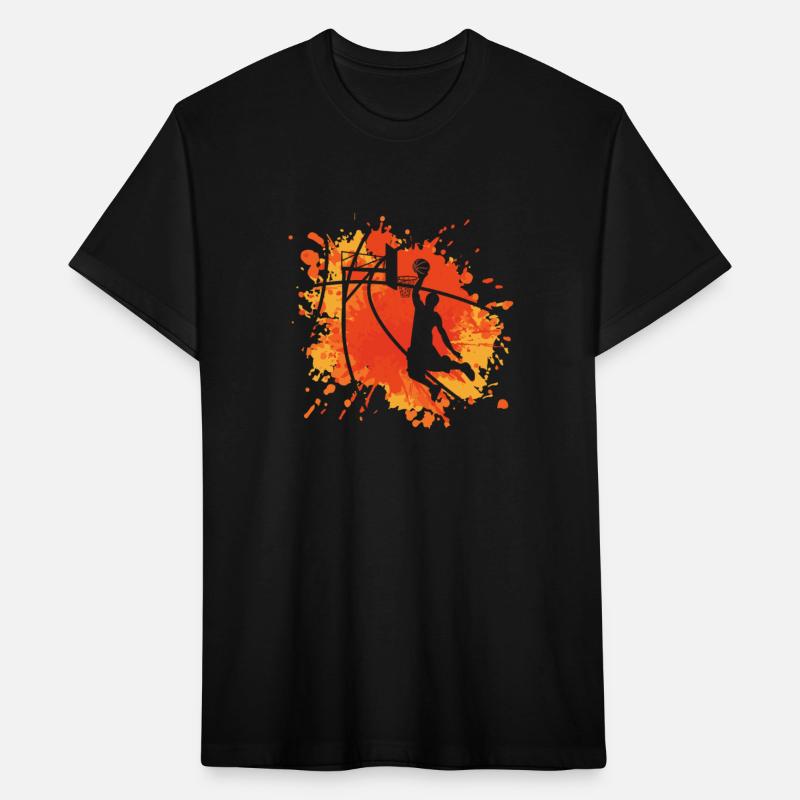 Basketball Cool Dunk MVP Player Slam Orange Retro