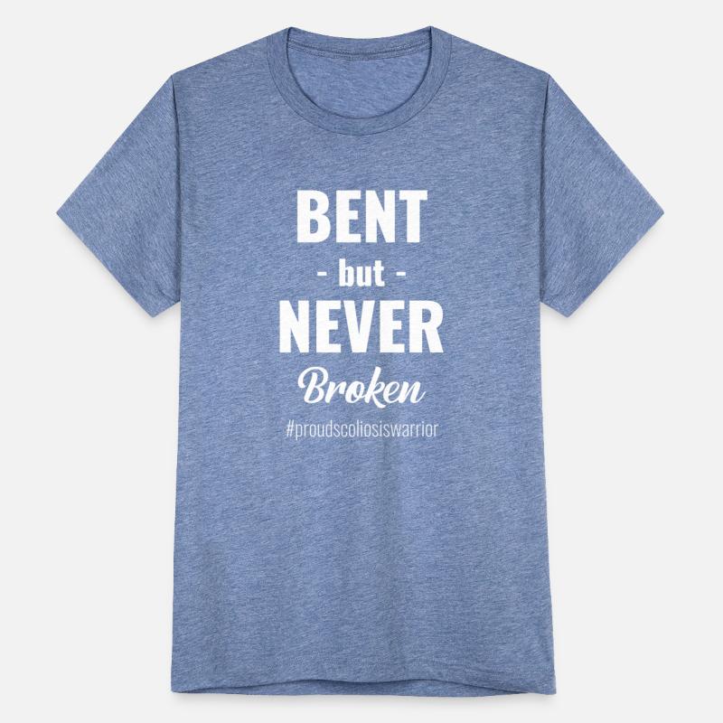 Bent, But Never Broken Scoliosis Awareness Back