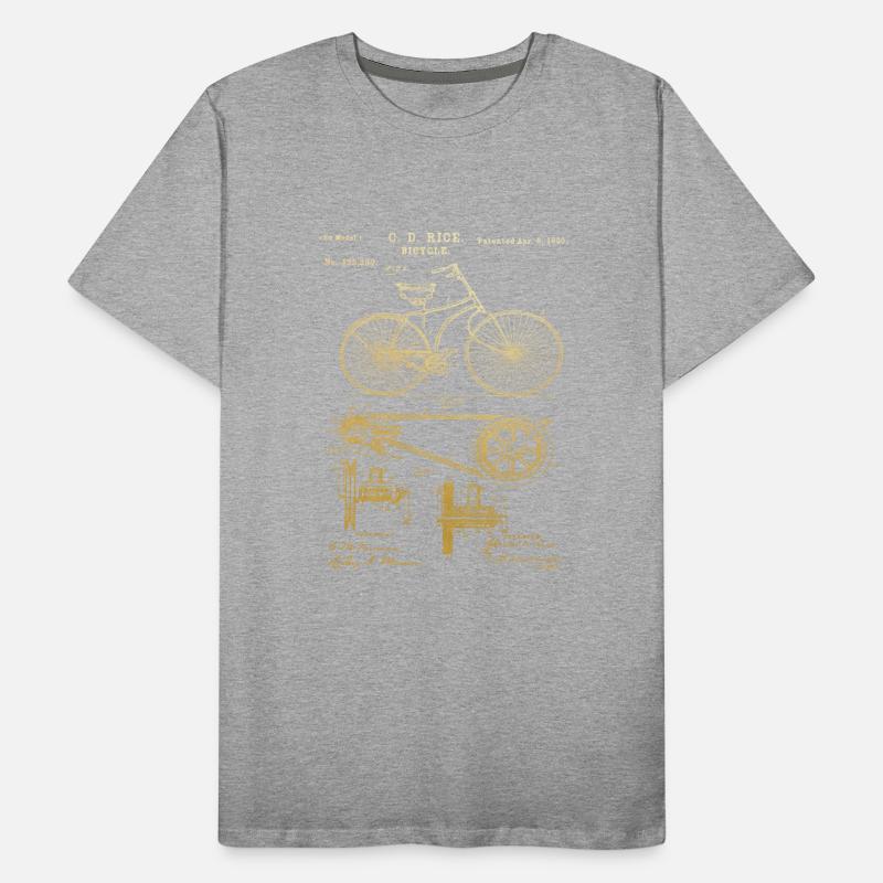 Bicycle diagram 1890 Bicycle Patent love Gift Idea