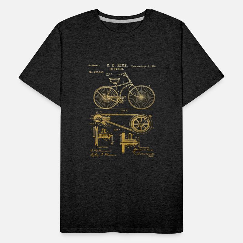 Bicycle diagram 1890 Bicycle Patent love Gift Idea