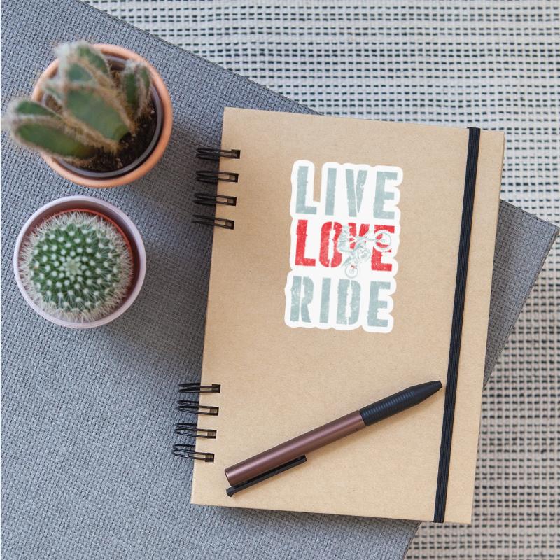 Biker Hard Rock Racing Motocross