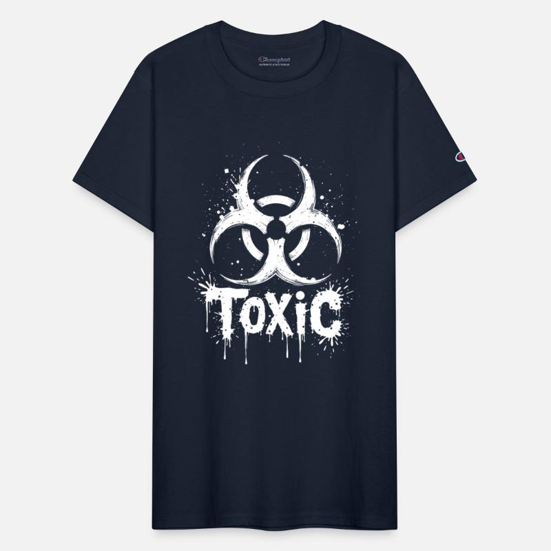 Biohazard Symbol Toxic Grunge Style