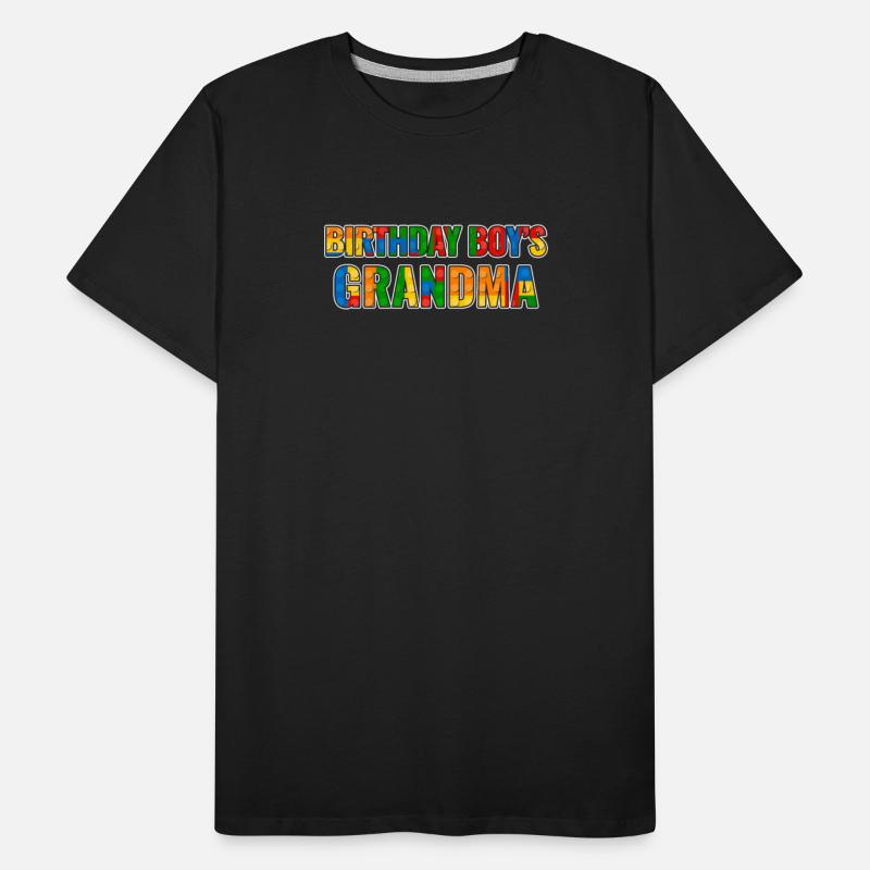 Birthday Boy's Grandma Building Blocks