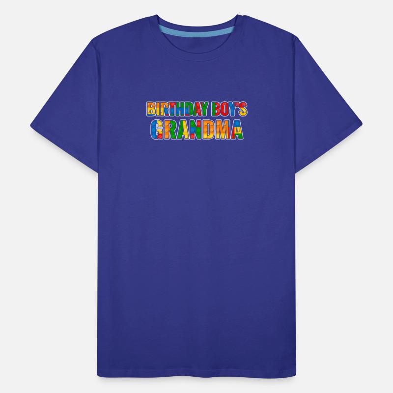 Birthday Boy's Grandma Building Blocks