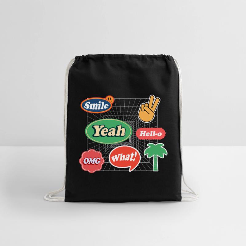 Black and Pink Modern Sticker T Shirt