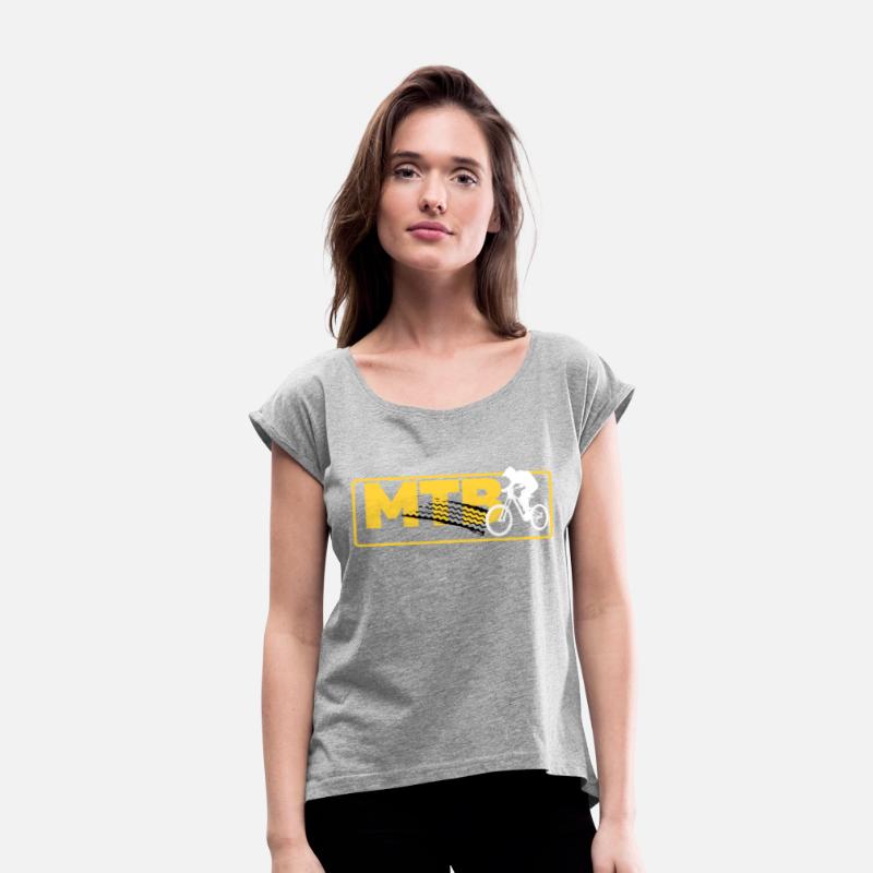 Black and Yellow Mountain Bike T Shirt