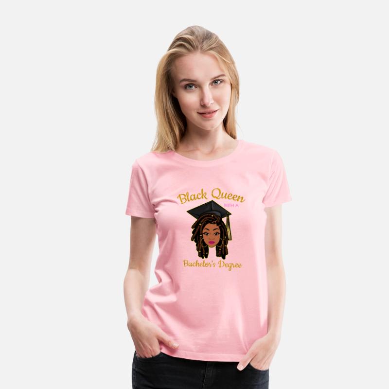 Black Queen With A Bachelor'S Degree Graduation