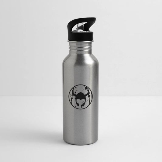 blood spattered viking helmet