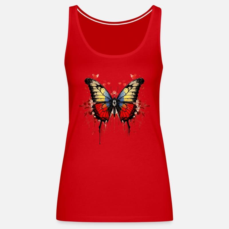 Bloody Butterfly elegant streetwear t-shirt