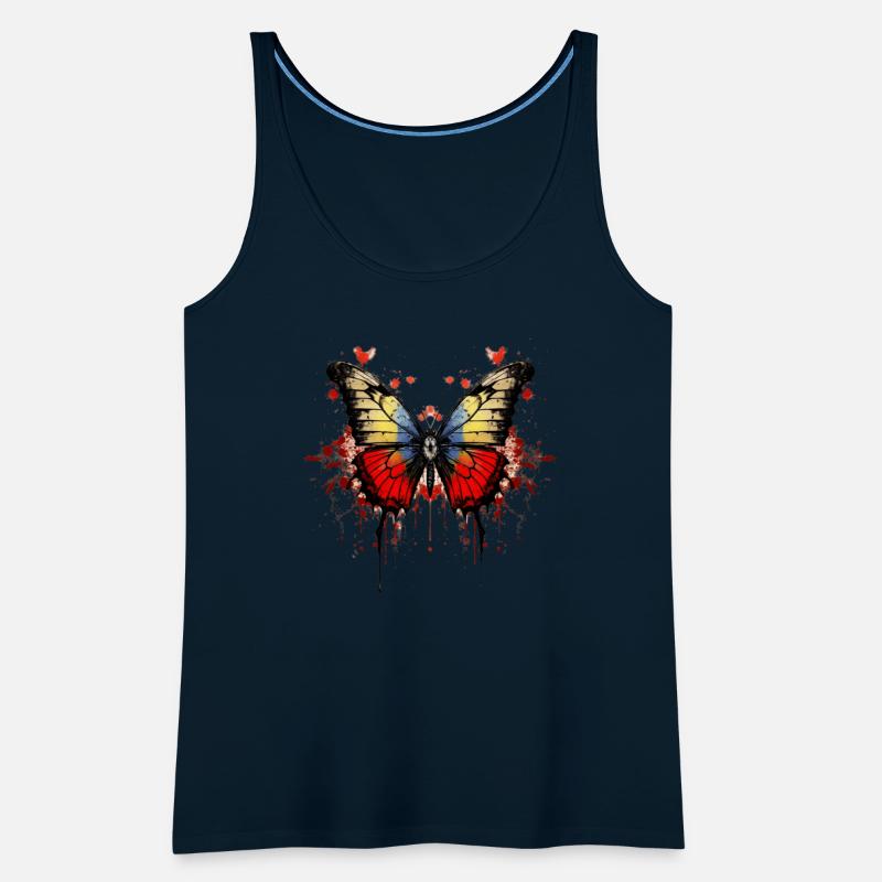 Bloody Butterfly elegant streetwear t-shirt