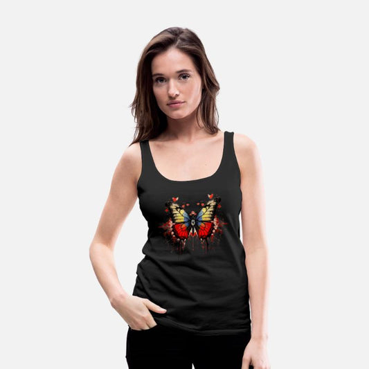Bloody Butterfly elegant streetwear t-shirt