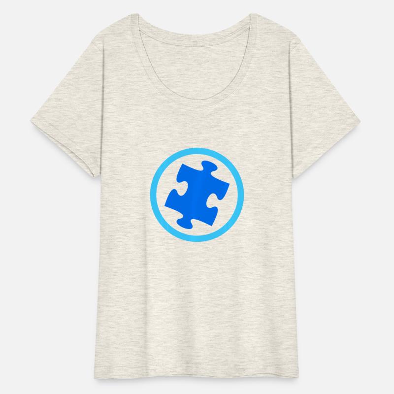 Blue Autism Puzzle for Autism Awareness Pullover