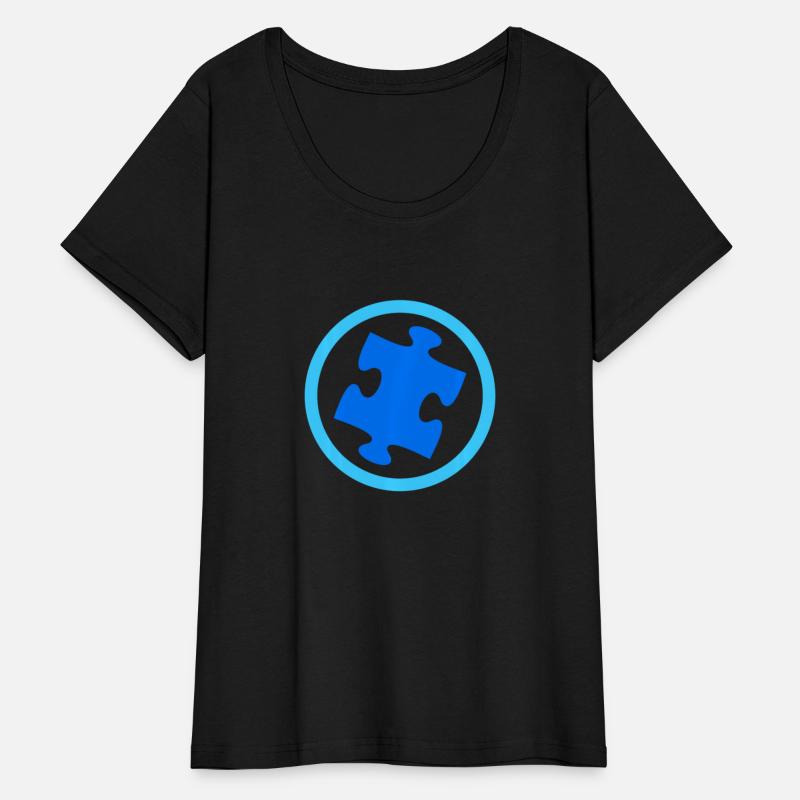 Blue Autism Puzzle for Autism Awareness Pullover