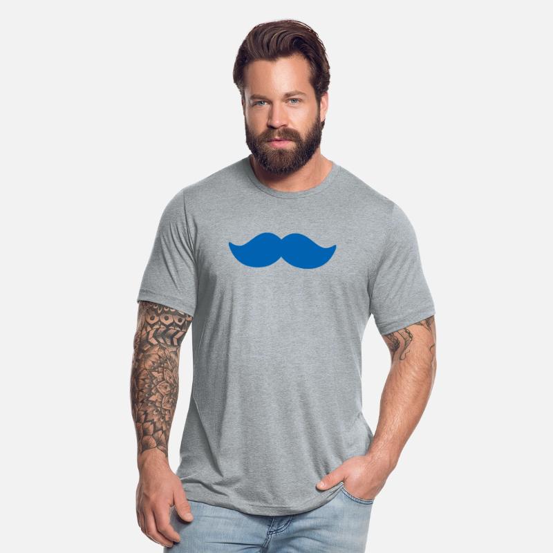 Blue Mustache Man November Bike