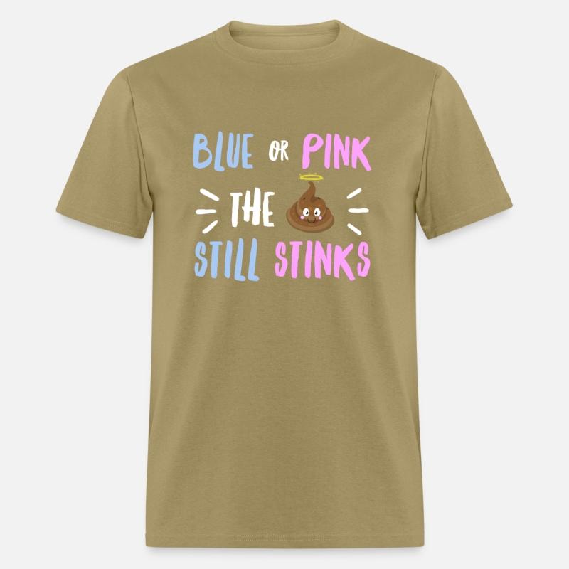 Blue Or Pink The Poo Still Stinks - Funny Gender