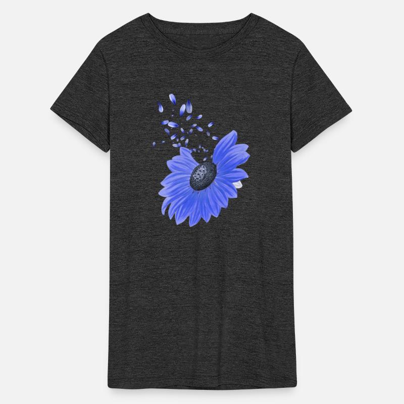 Blue Sunflower Petals