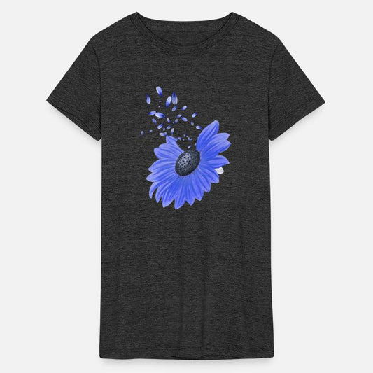 Blue Sunflower Petals