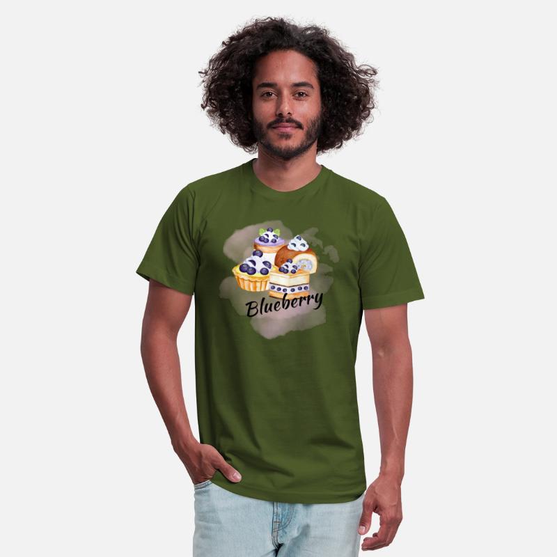 Blueberry cakes illustration