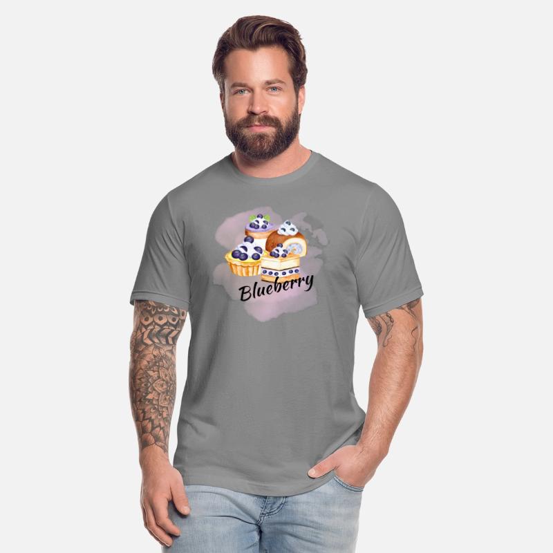 Blueberry cakes illustration