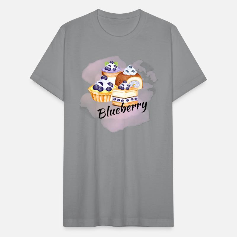 Blueberry cakes illustration