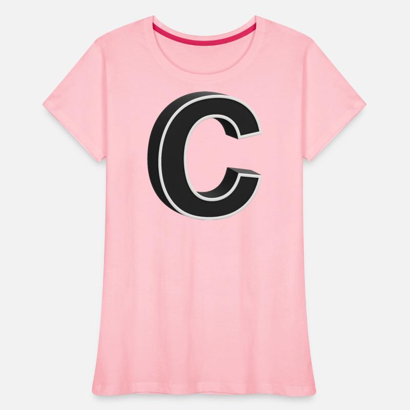 Bold Black and White Letter C Design