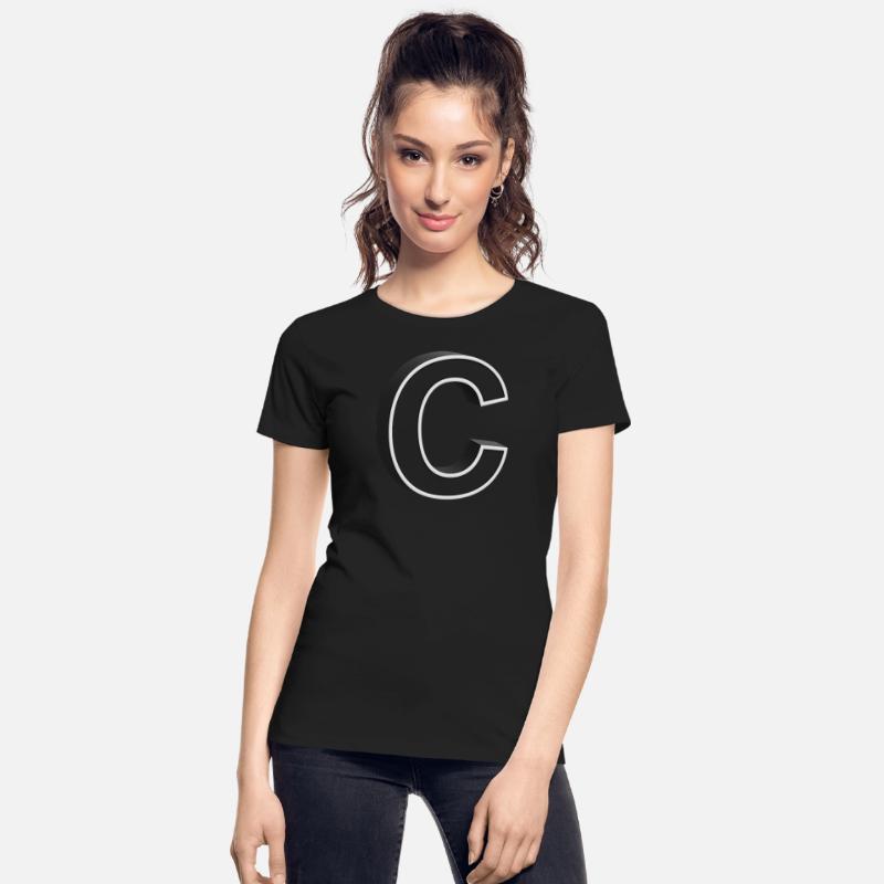 Bold Black and White Letter C Design