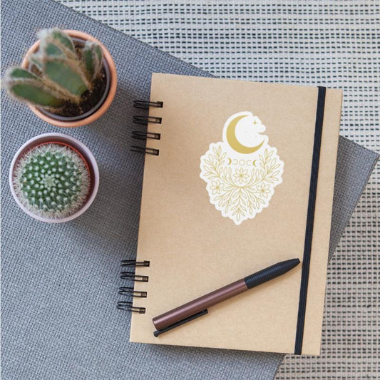 Botanical Moon Mandala – Sacred Feminine Plant Sym