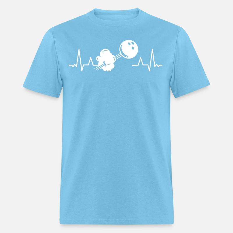 Bowling Alley Heartbeat Funny Training Bowler