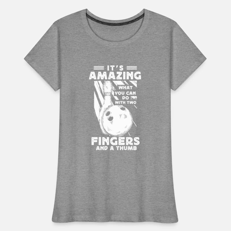 Bowling Bowler, 2 fingers and 1 thumb