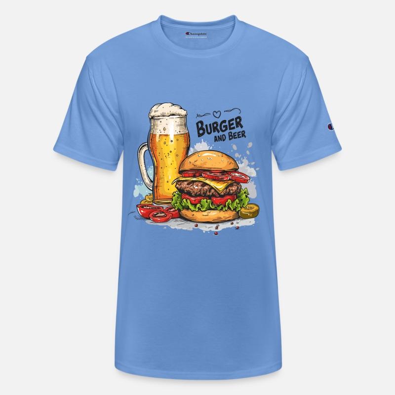 Burger And Beer Food Alcohol Funny Sayings