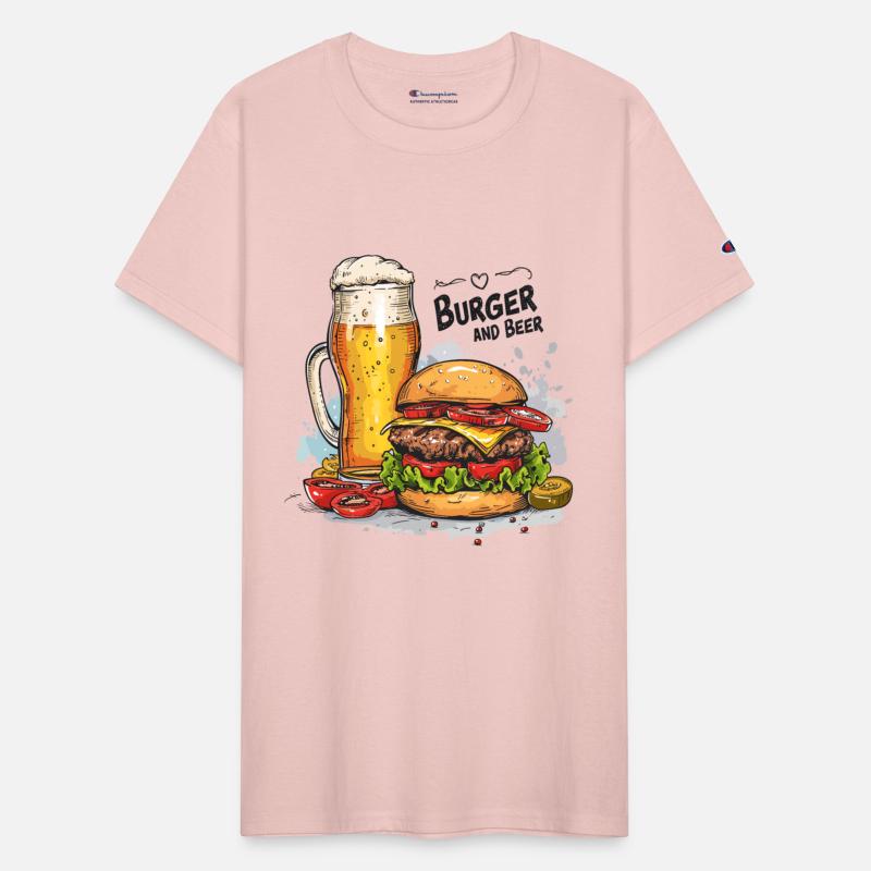 Burger And Beer Food Alcohol Funny Sayings