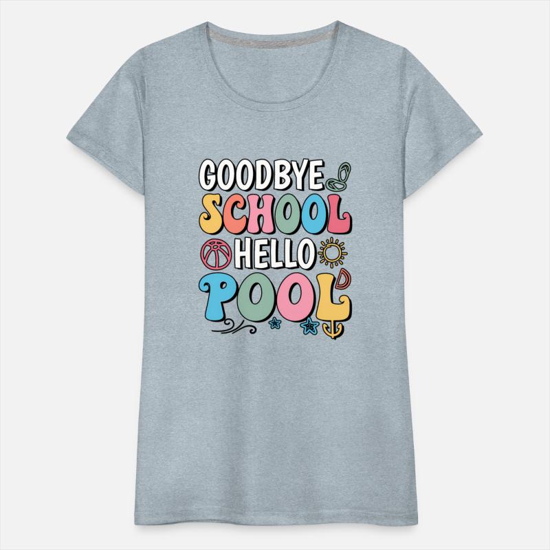 Bye School Hello Pool Summer Groovy Last Day Of