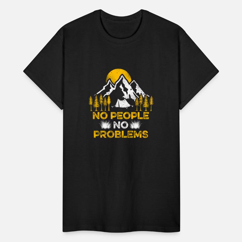 Camping In Nature Without People