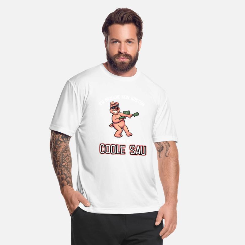 Carnival costume cool horny pig