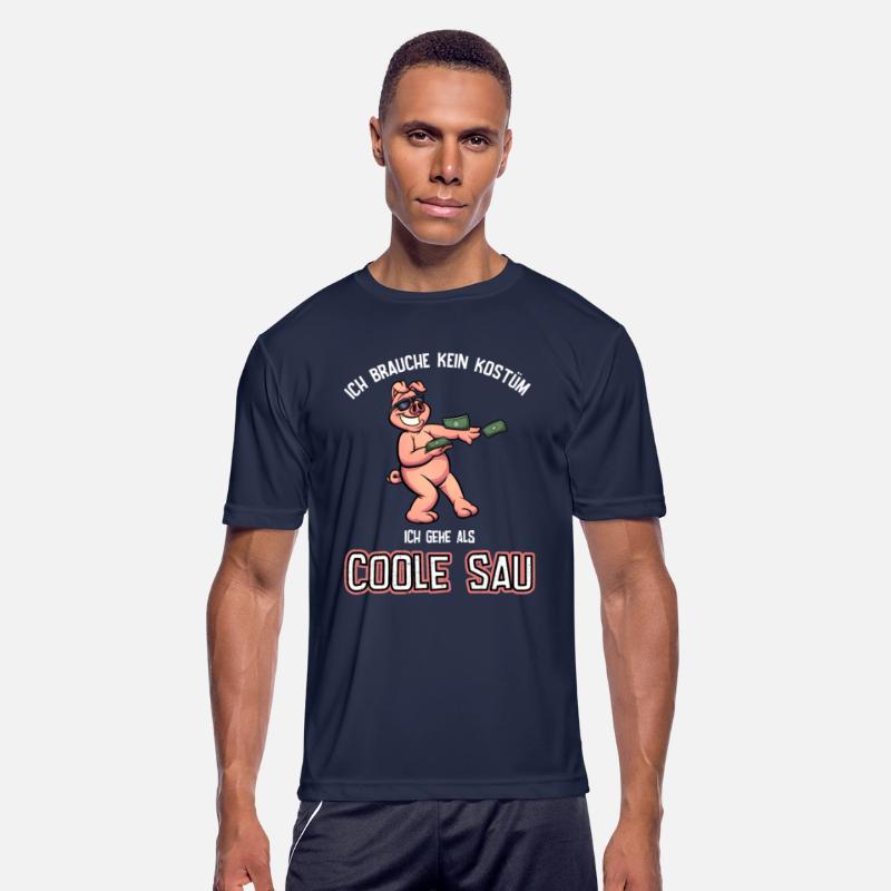 Carnival costume cool horny pig