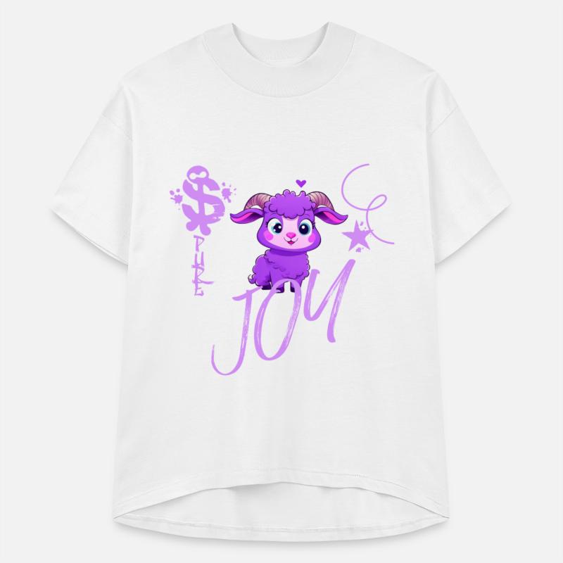 Cartoon Pure Joy Goat