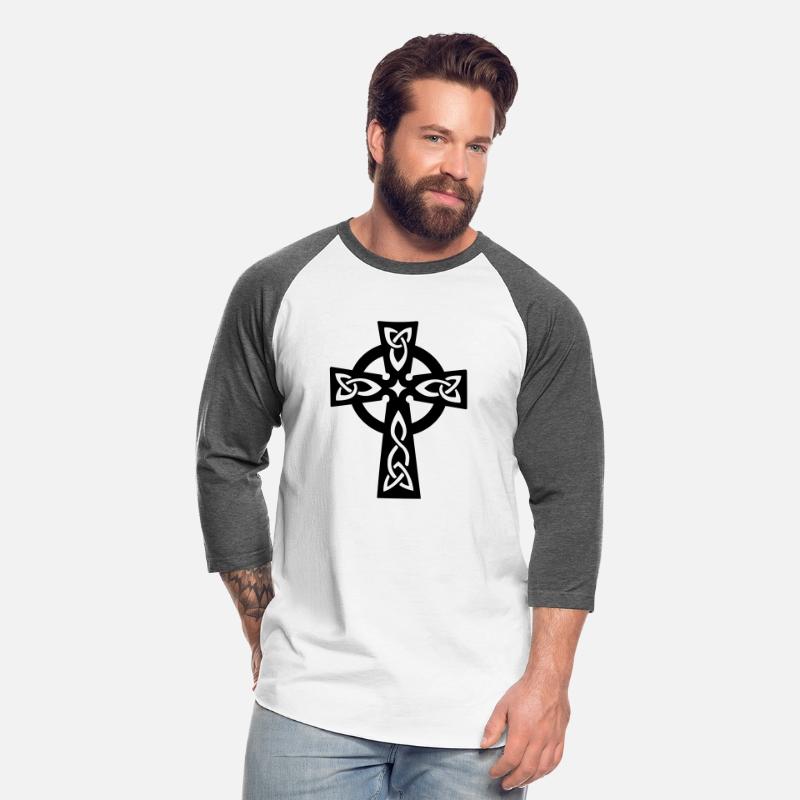 Celtic cross with circle black
