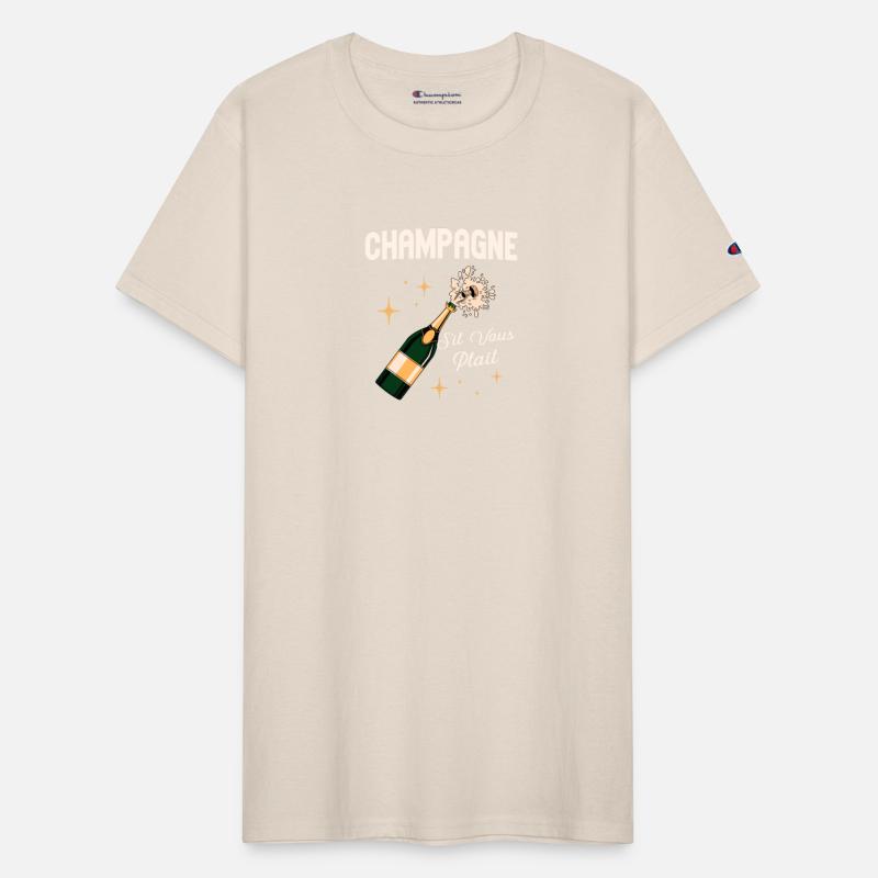 Champagne Sil Vous Plait Funny Drinking