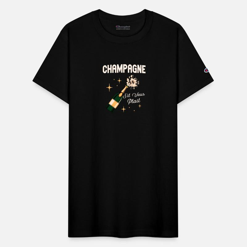 Champagne Sil Vous Plait Funny Drinking