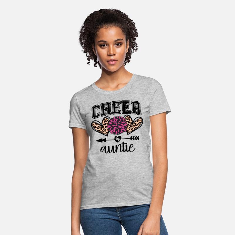 Cheer Auntie Megaphone Funny Cheerleader Aunt