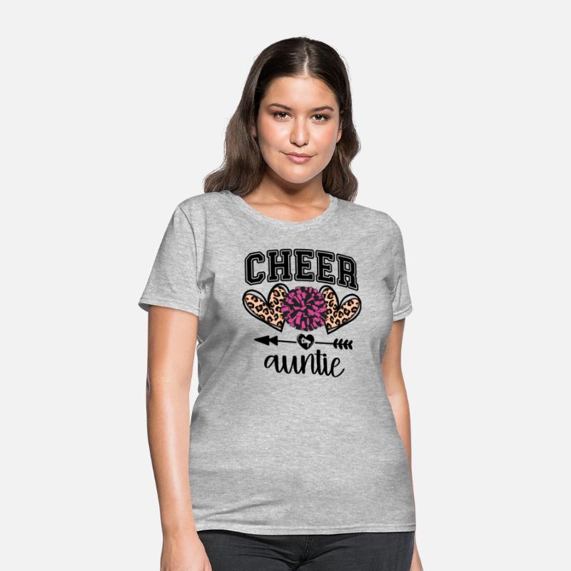 Cheer Auntie Megaphone Funny Cheerleader Aunt