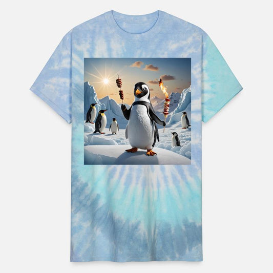 Chilly BBQ Delight: Penguin’s Icy Feast