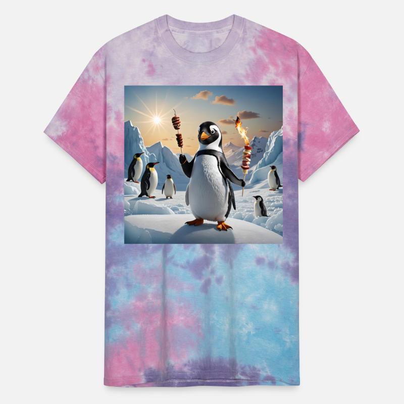 Chilly BBQ Delight: Penguin’s Icy Feast