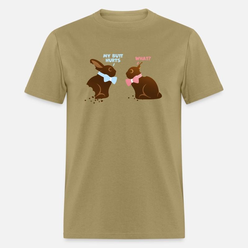 Chocolate Bunny Easter Baetns My Butt Hurts