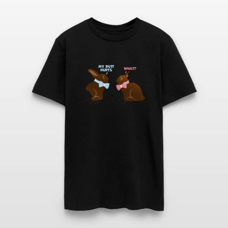 Chocolate Bunny Easter Baetns My Butt Hurts