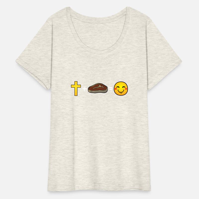 Christ Plus Steak Equals Happiness Christian