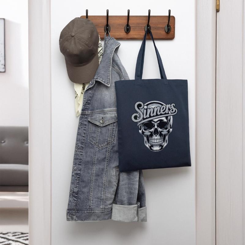 Chrome Skull Sinners Diamond Bling