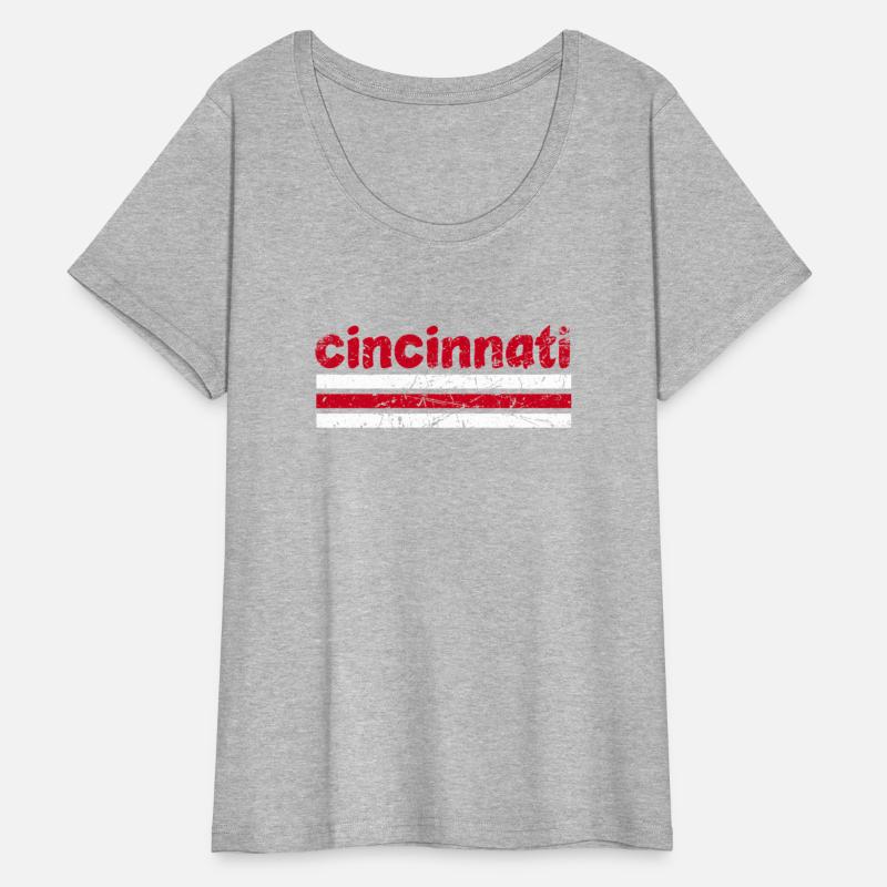 Cincinnati Ohio Three Stripe Weathered